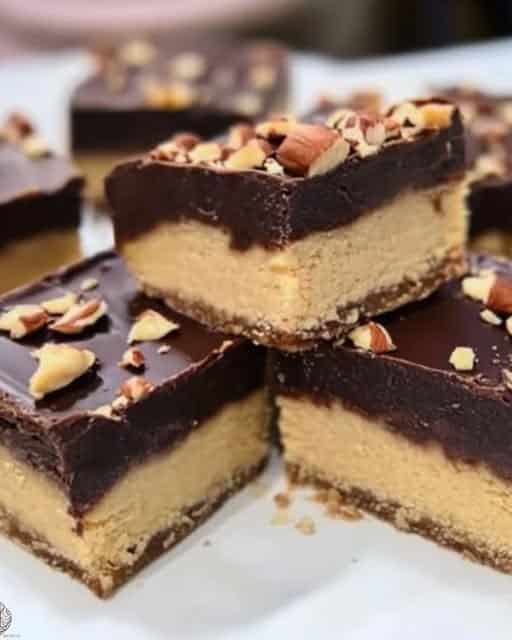 Chocolate Hazelnut Shortbread Bars Recipe