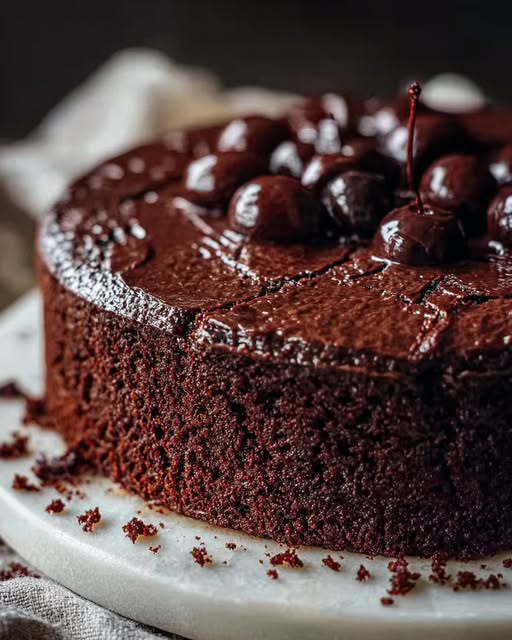 Chocolate Olive Oil Cake Recipe - Recipe Image