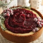 Cranberry Orange Cheesecake Recipe