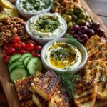 Mediterranean Tapas Board with Whipped Feta Dips Recipe