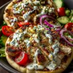 Pita Bowls with Creamy Garlic Feta Sauce Recipe