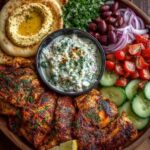 Flatbread & Creamy Dip Spread Recipe