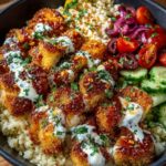 Chicken Bowl with Garlic Yogurt Drizzle Recipe