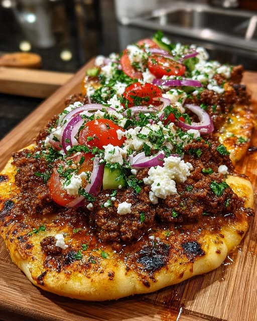 bread with Whipped Garlic Hot Honey Feta Recipe