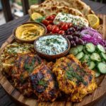 Flatbread & Creamy Dip Spread Recipe