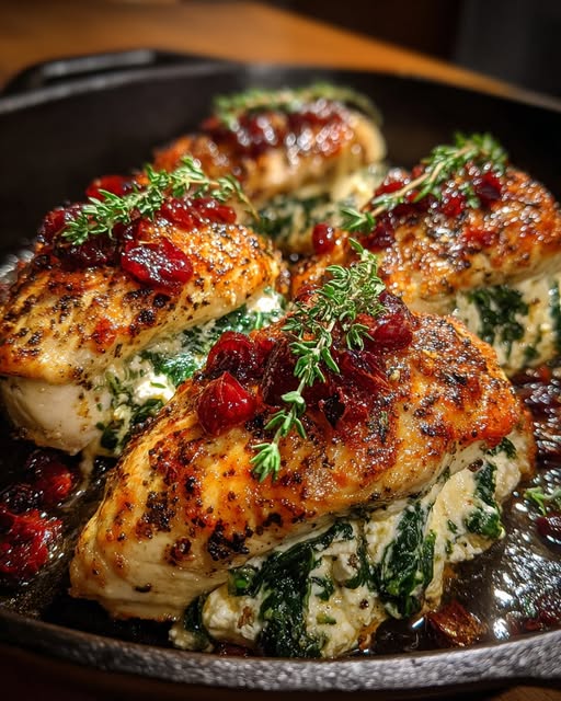 Stuffed Chicken Breasts with Goat Cheese Recipe