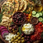Rustic Mediterranean Flatbread and Olive Board Recipe