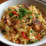 Sesame Chicken Orzo with Ginger-Soy Dressing Recipe