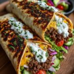 eef Wrap with Chili Hot Honey Feta Sauce Recipe