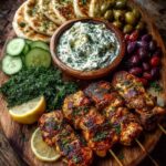 Grazing Board with Feta Dip & Olive Mix Recipe