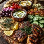 Grazing Board with Feta Dip & Olive Mix Recipe