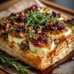 Flaky Puff Pastry with Brie, Cranberries & Toasted Walnuts Recipe