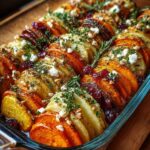 Carrot Bake with Cranberry-Honey Drizzle Recipe