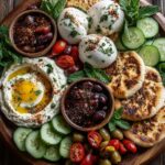Mediterranean Burrata and Pita Grazing Board Recipe
